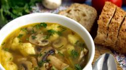 Грибной суп с плавленным сыром — вкусный пошаговый рецепт