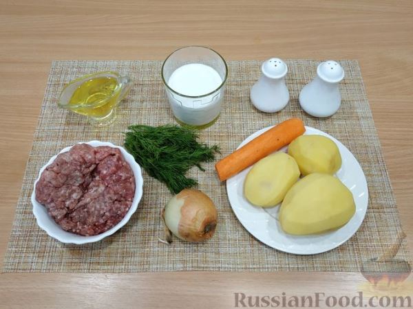 Суп с мясными фрикадельками и сливками