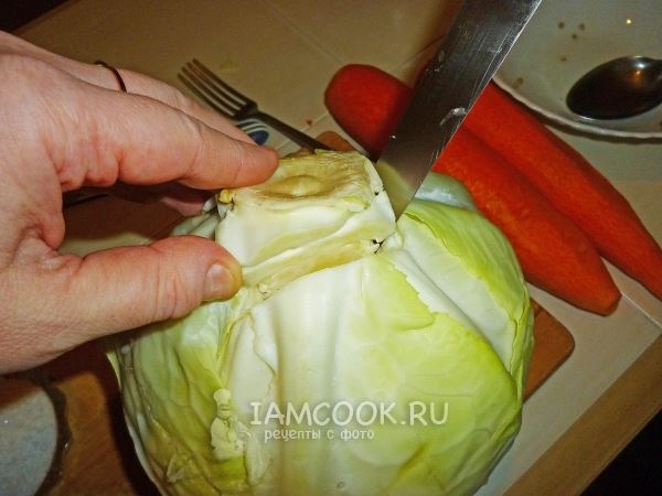 Квашеные голубцы с морковью